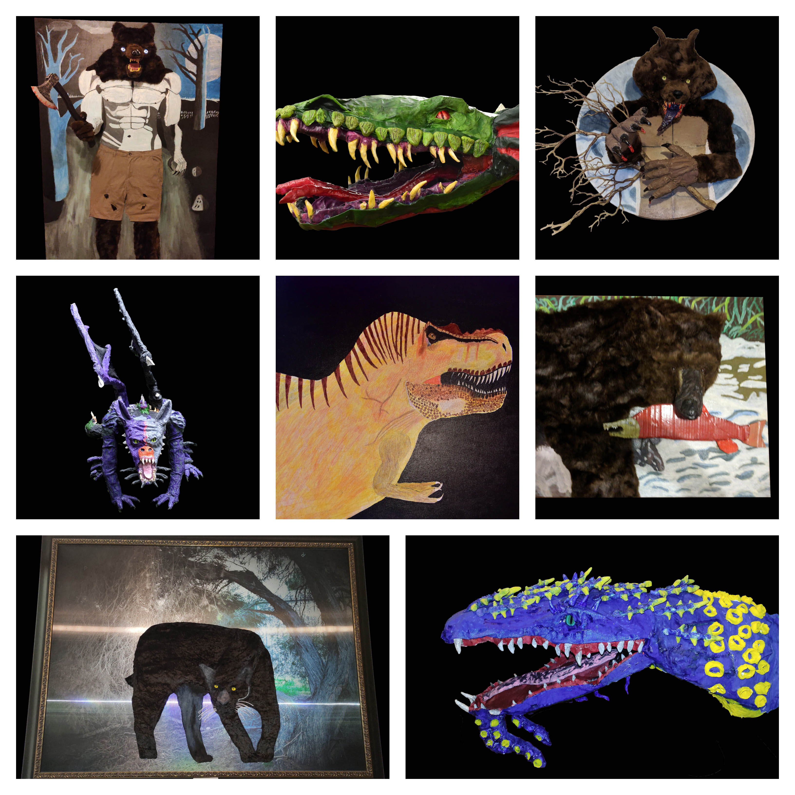 Duain Kelaart Art collage 